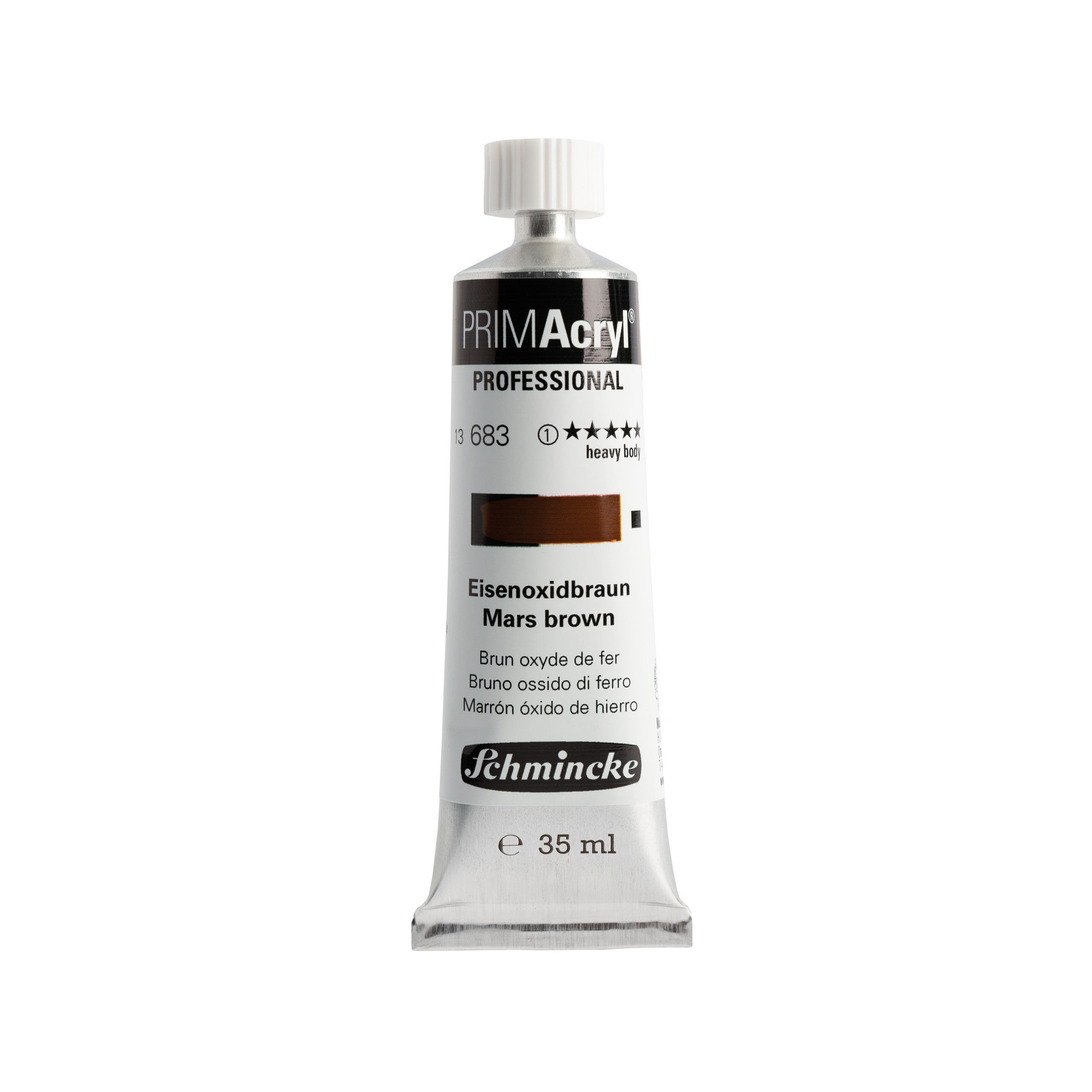 Schmincke Acrylfarbe 35ml PRIMAcryl Eisenoxidbraun Acryl 13 683 009
