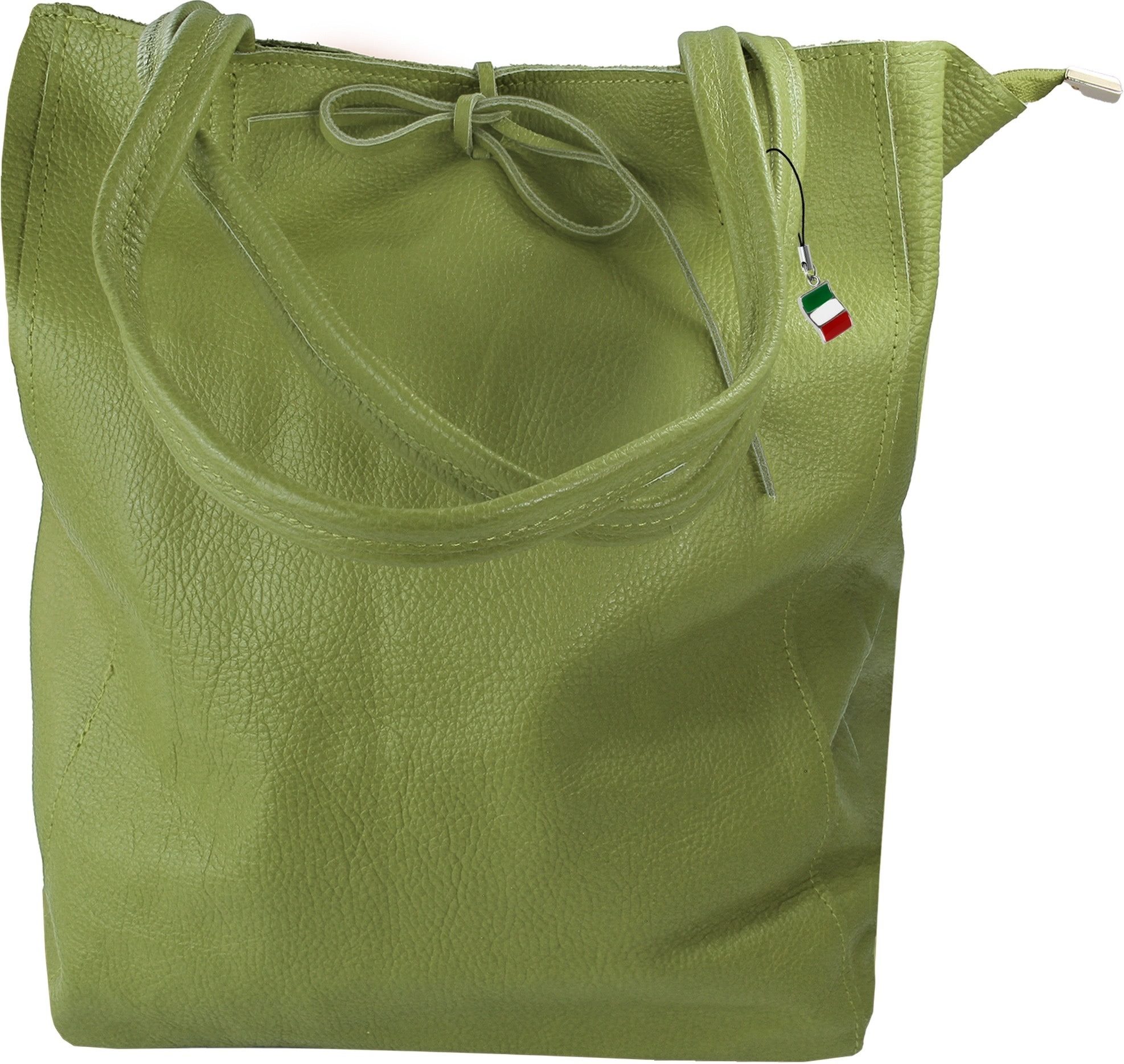FLORENCE Schultertasche Florence ital. Shopper Echtleder Damen (Schultertas günstig online kaufen