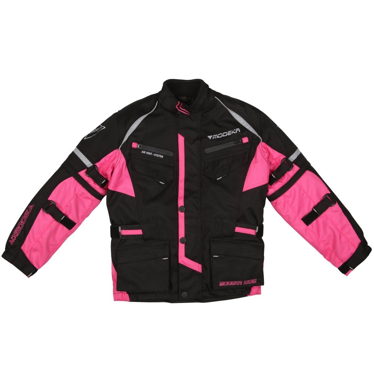 Modeka Motorradjacke Modeka Tourex II Textiljacke schwarz / pink Kids Black/Pink
