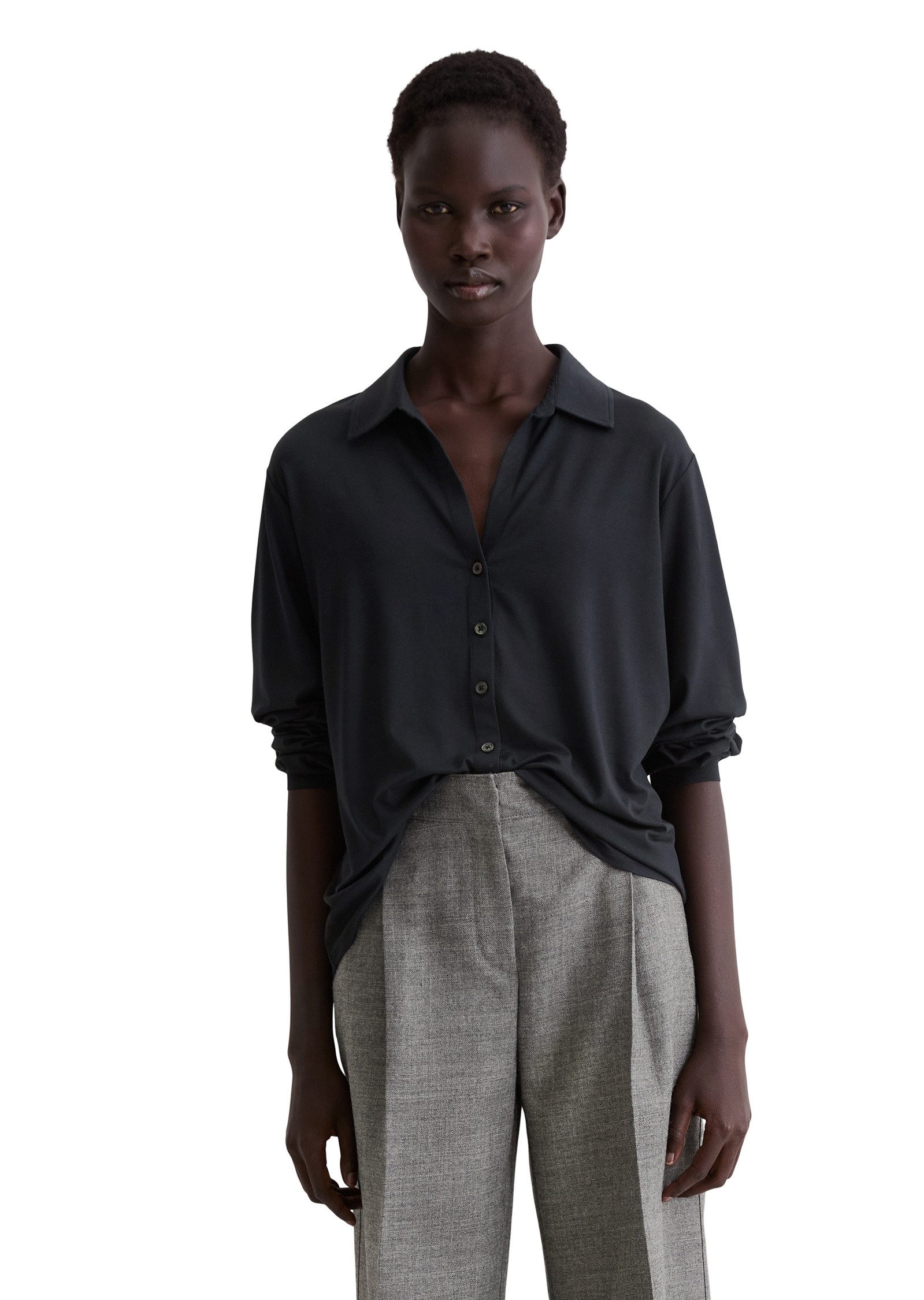 Marc O'Polo Langarmbluse aus LENZING™ ECOVERO™