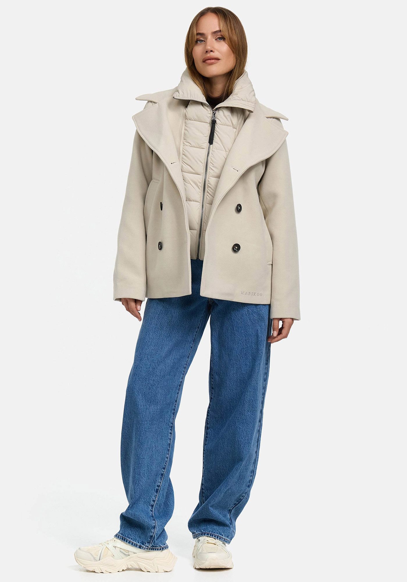 Marikoo Winterjacke Aylaraa Elegante Designer Winterjacke – Bild 4 von 5