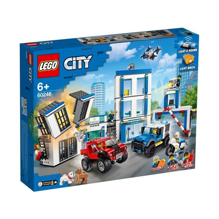 LEGO® Konstruktionsspielsteine LEGO® City - Polizeistation (Set 743 St)