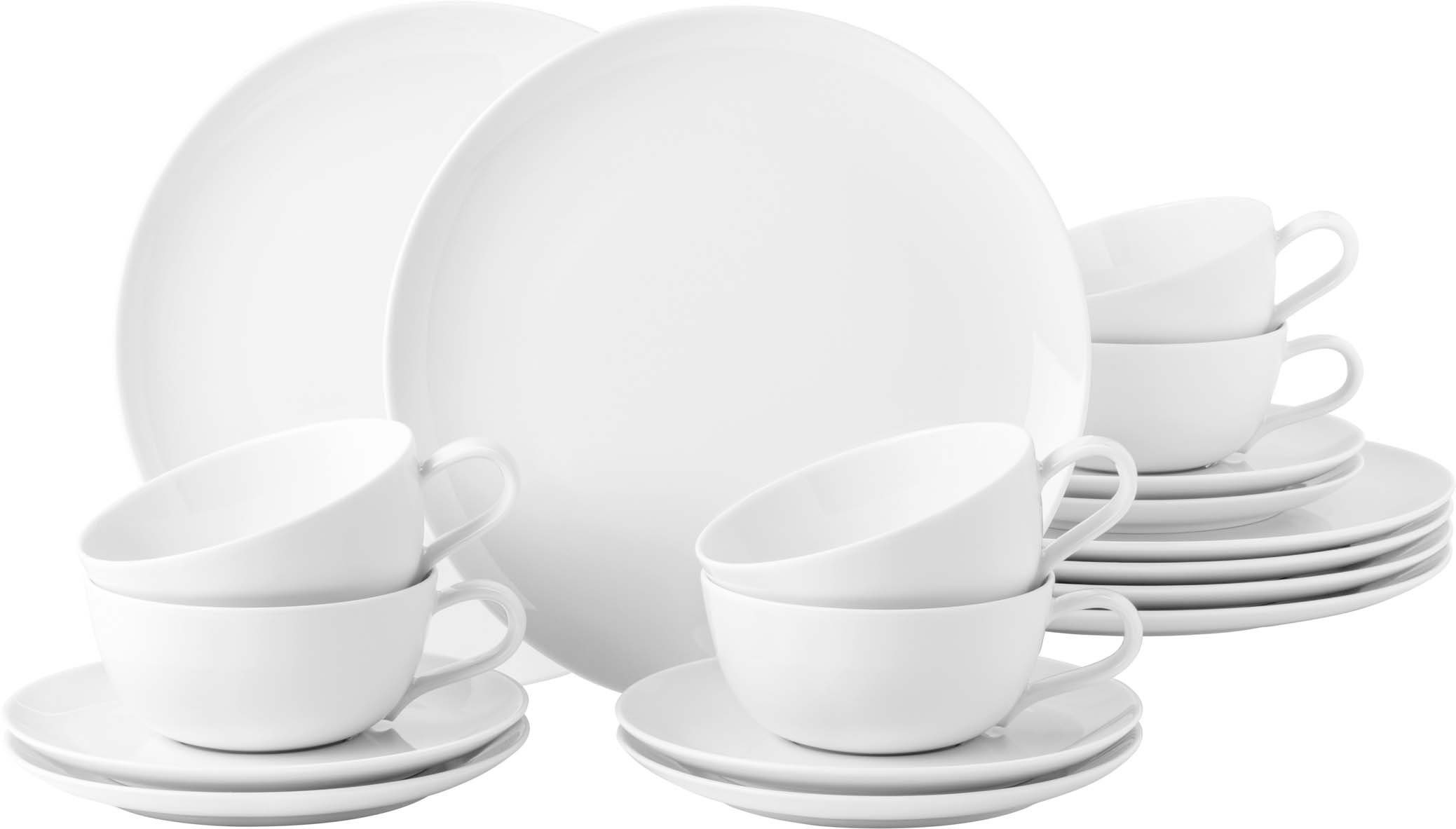 Das beliebteste dieser Woche Seltmann Weiden Teeservice Geschirr-Set 6 Teile, Porzellan, zeitlose 18 Personen Liberty (18-tlg), für Personen, Germany, in Made Formensprache, 6