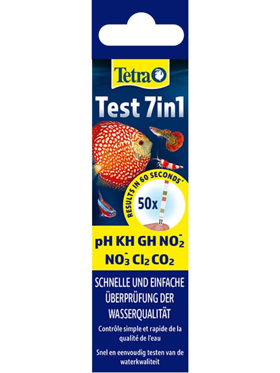 Tetra Aquariumfilter Tetra Aquariumwassertest 7in1 50 Teststreifen