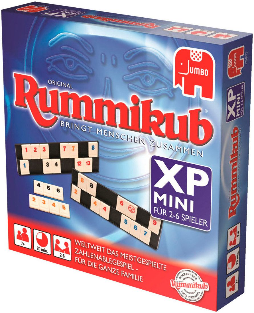 Jumbo Spiele Spiel Rummikub XP Mini, Familienspiel