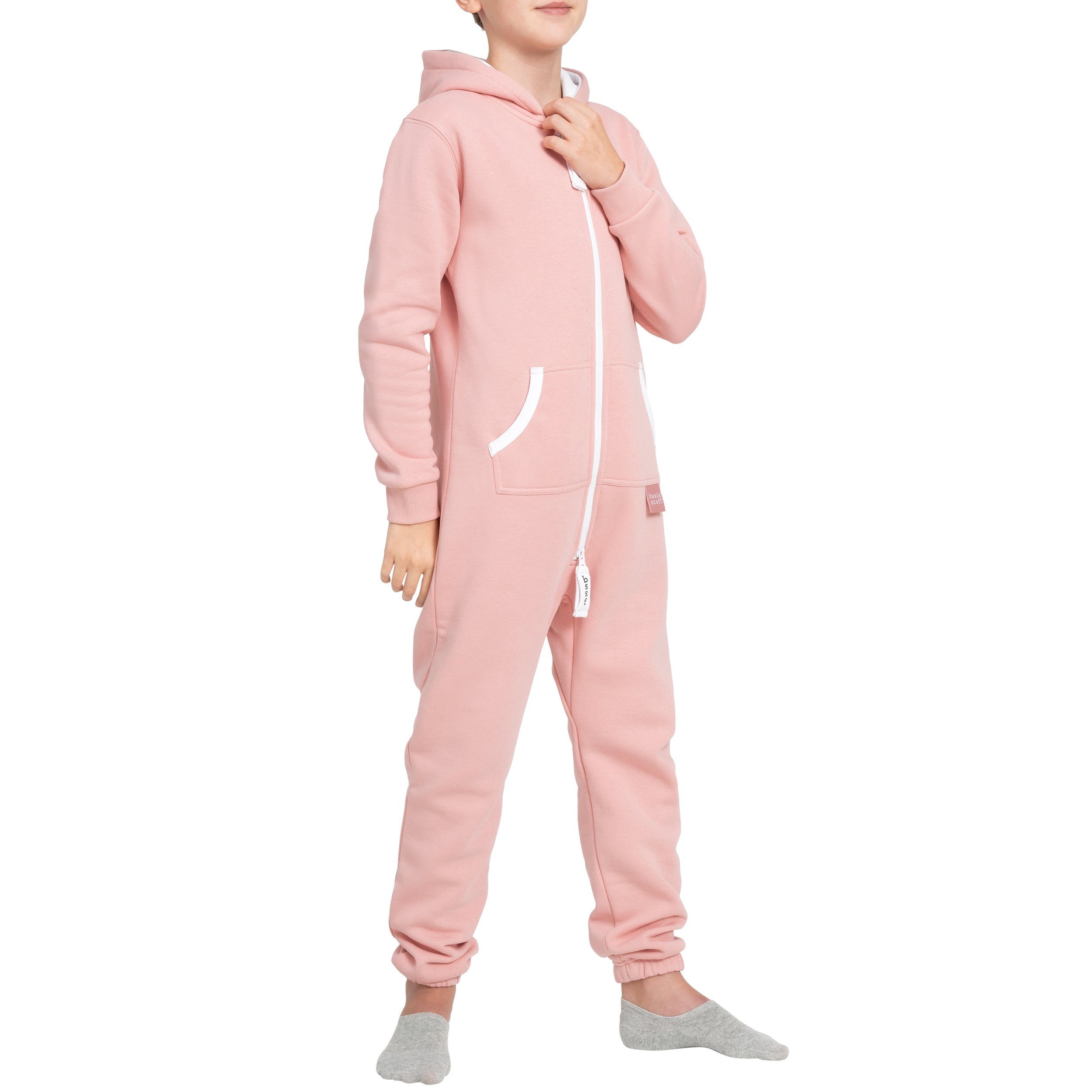 Basisstoff Jumpsuit Yuppie Kinder Jungen Mädchen Overall Onesie Anzug Kids