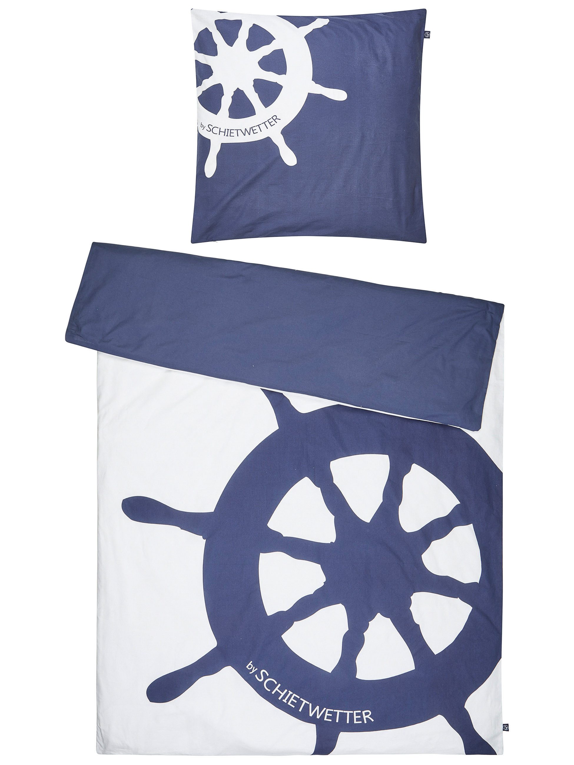 Schietwetter Bettwäsche Accessoire Bettwäsche "Steuerrad" 135x200, günstig online kaufen