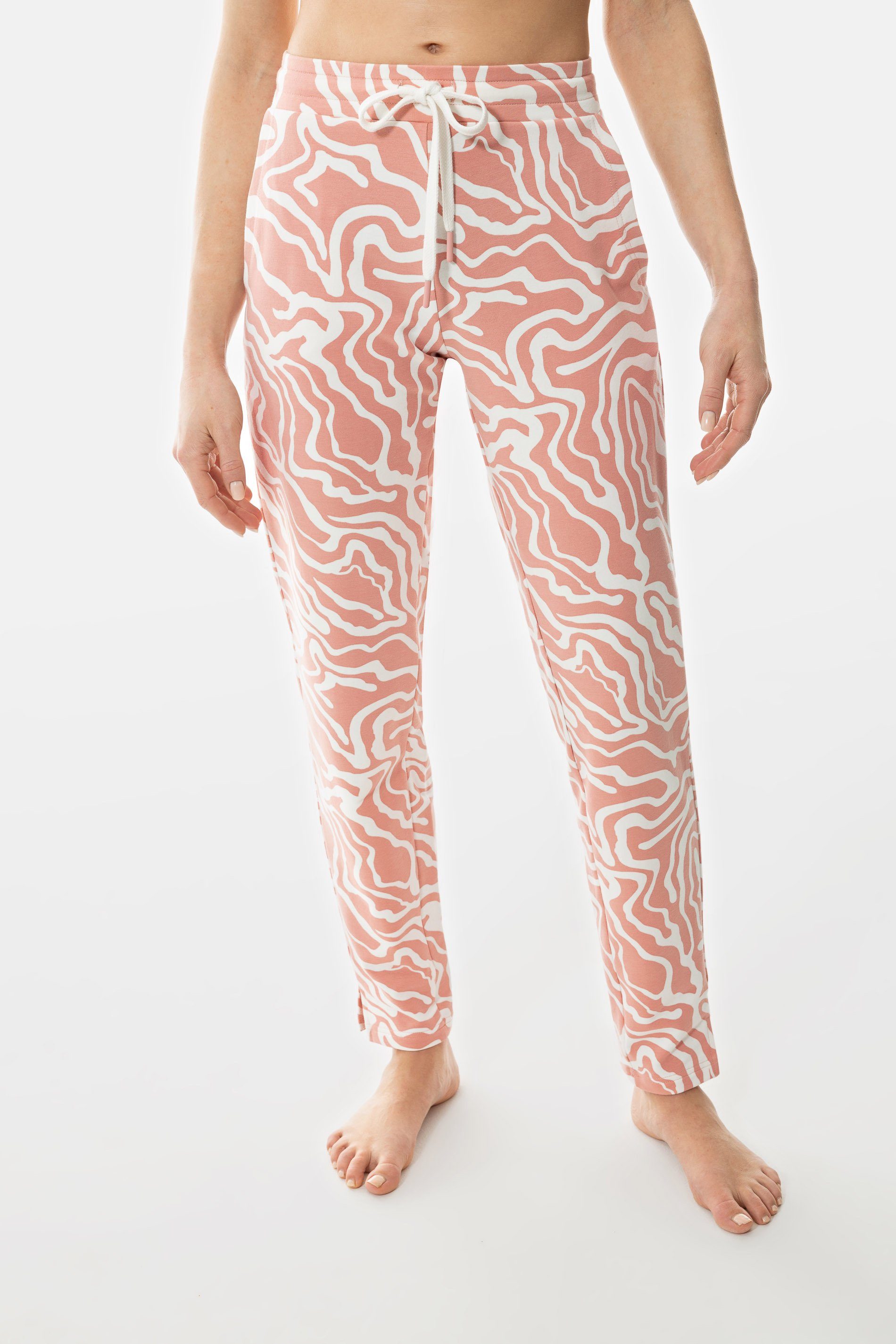 Mey Schlafhose Mey Damen Hose Serie Neele Ausgefallener Print (1-tlg)