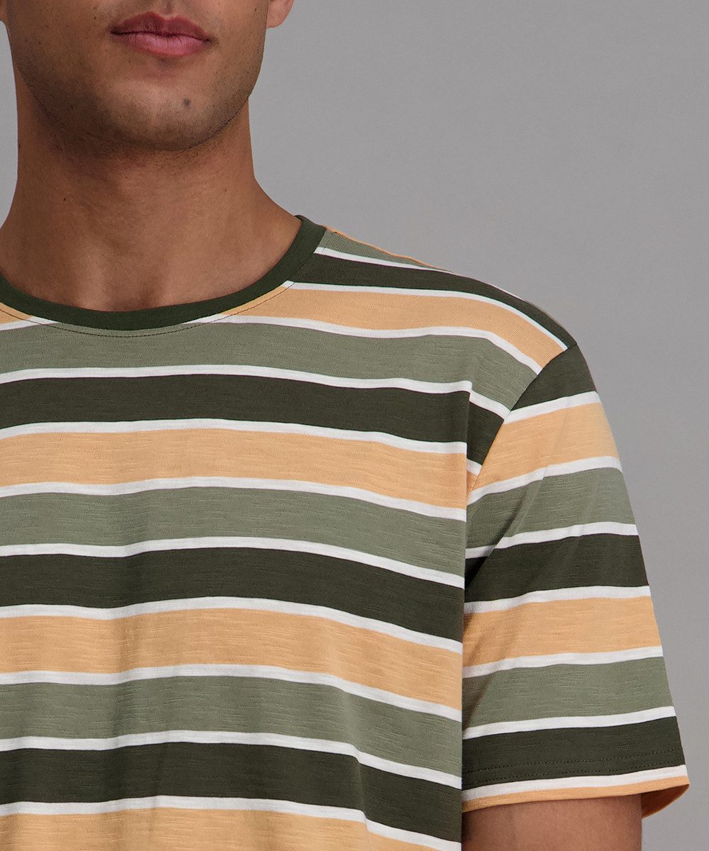 Pioneer Authentic Jeans T-Shirt mit Streifen Muster