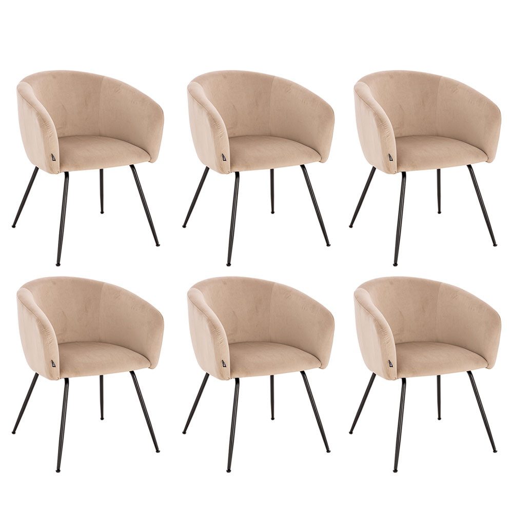 HOME DELUXE Polsterstuhl Esszimmerstuhl ARIA Samt günstig online kaufen