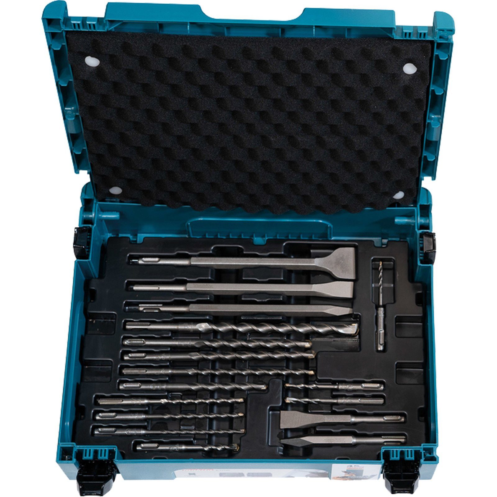 Makita Spitzmeißel Makita SDS-PLUS Bohrer- / Meißel-Set 17tlg. Jubiläumsmodell im Ma...