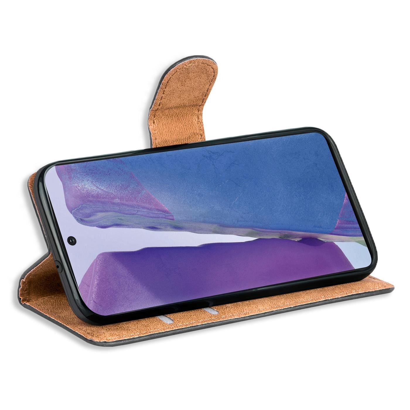 CoolGadget Handyhülle Book Case Handy Tasche für Samsung Galaxy Note 20 Ultra 6,9 Zoll, Hülle Klapphülle Cover für Samsung Note 20 Ultra Schutzhülle stoßfest