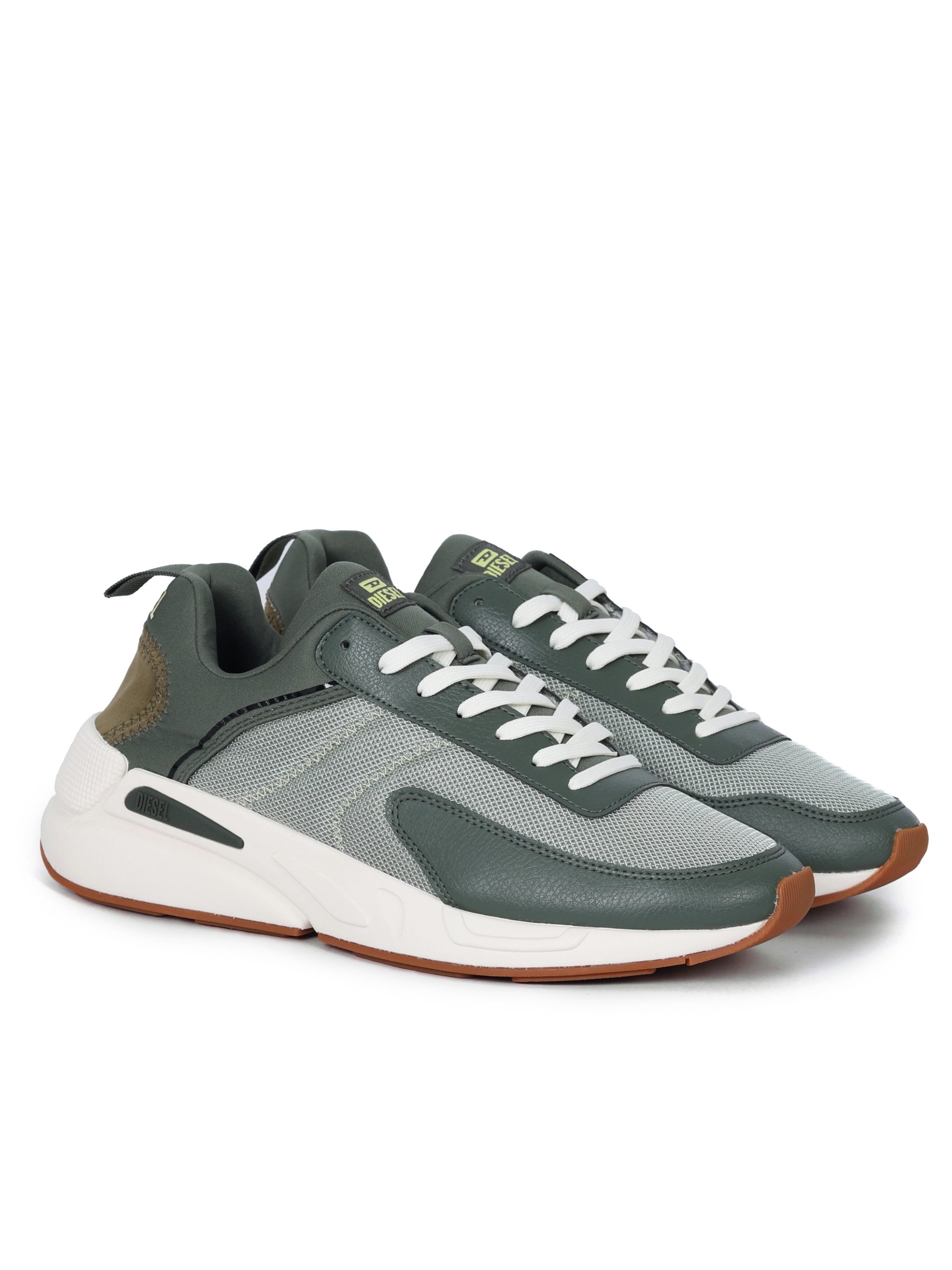 Diesel Low Top Mesh Sneaker - S-SERENA LOW Sneaker mit Overlays in Leder-Optik
