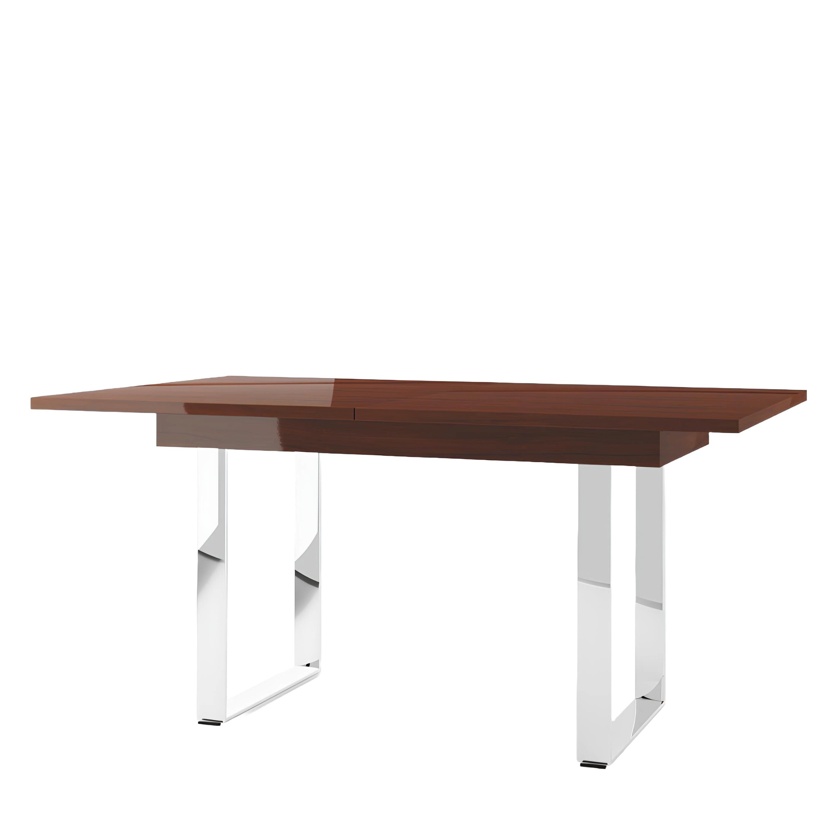 Xlmoebel Esstisch Esstisch VI-S2 Hochglanz Holz modern elegantes Design (Esstisch, 1-St., VIA Esstisch VI-S2), Hergestellt in Europa