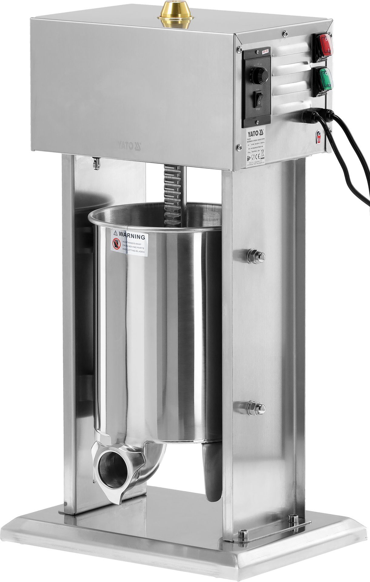 Yato Wurstfüllaufsatz Gastro Wurstfüller 10 Liter, 120W, Profigerät