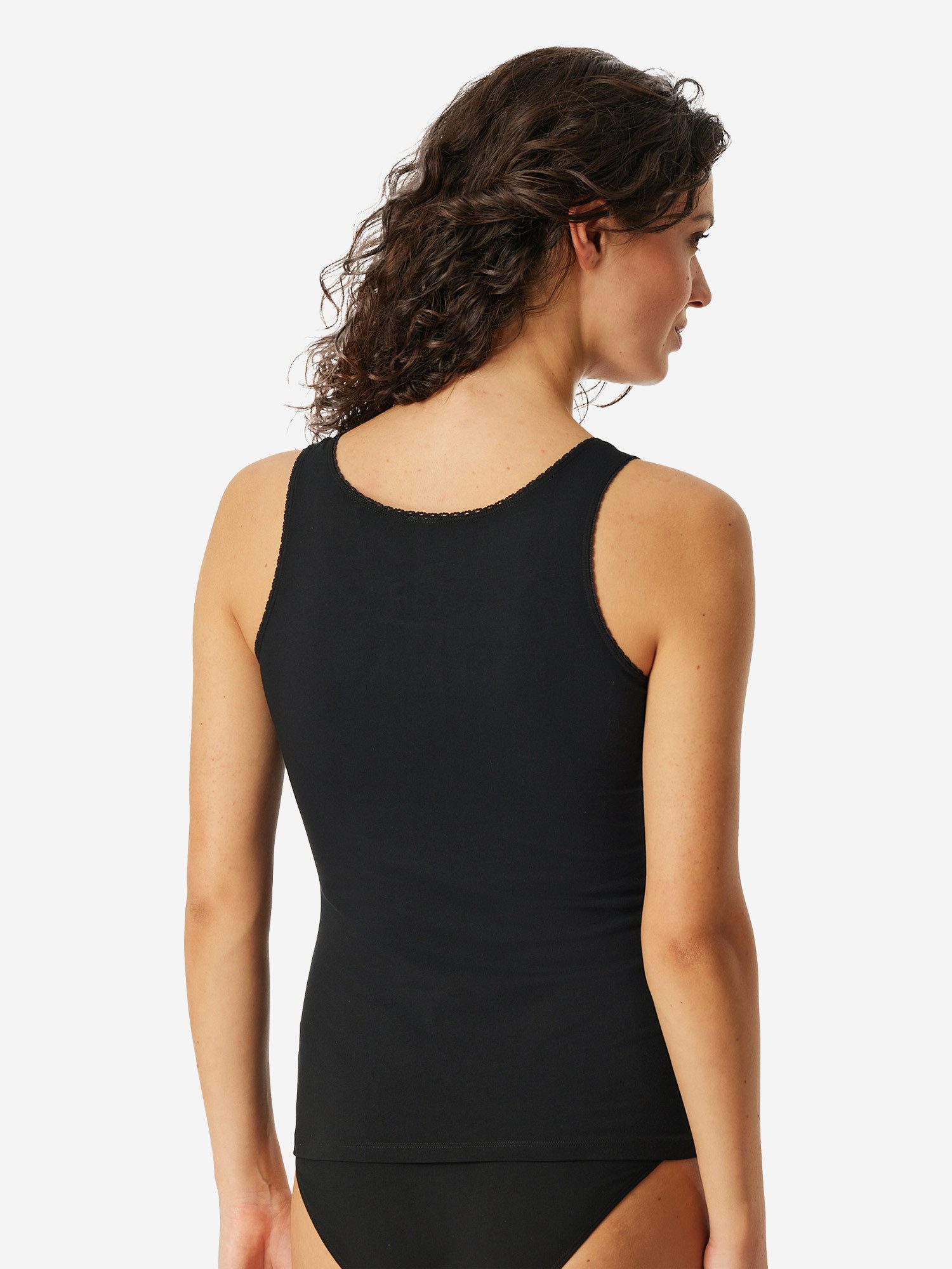Schiesser Unterhemd Modern Multipacks (4-St) unterhemd unterzieh-shirt ärmellos