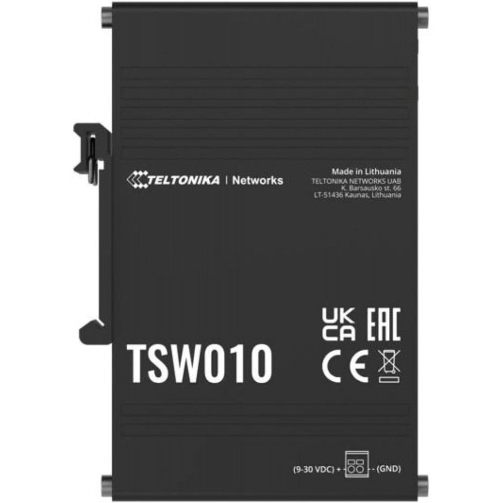 TSW010 DIN - Netzwerk Switch - schwarz Netzwerk-Switch