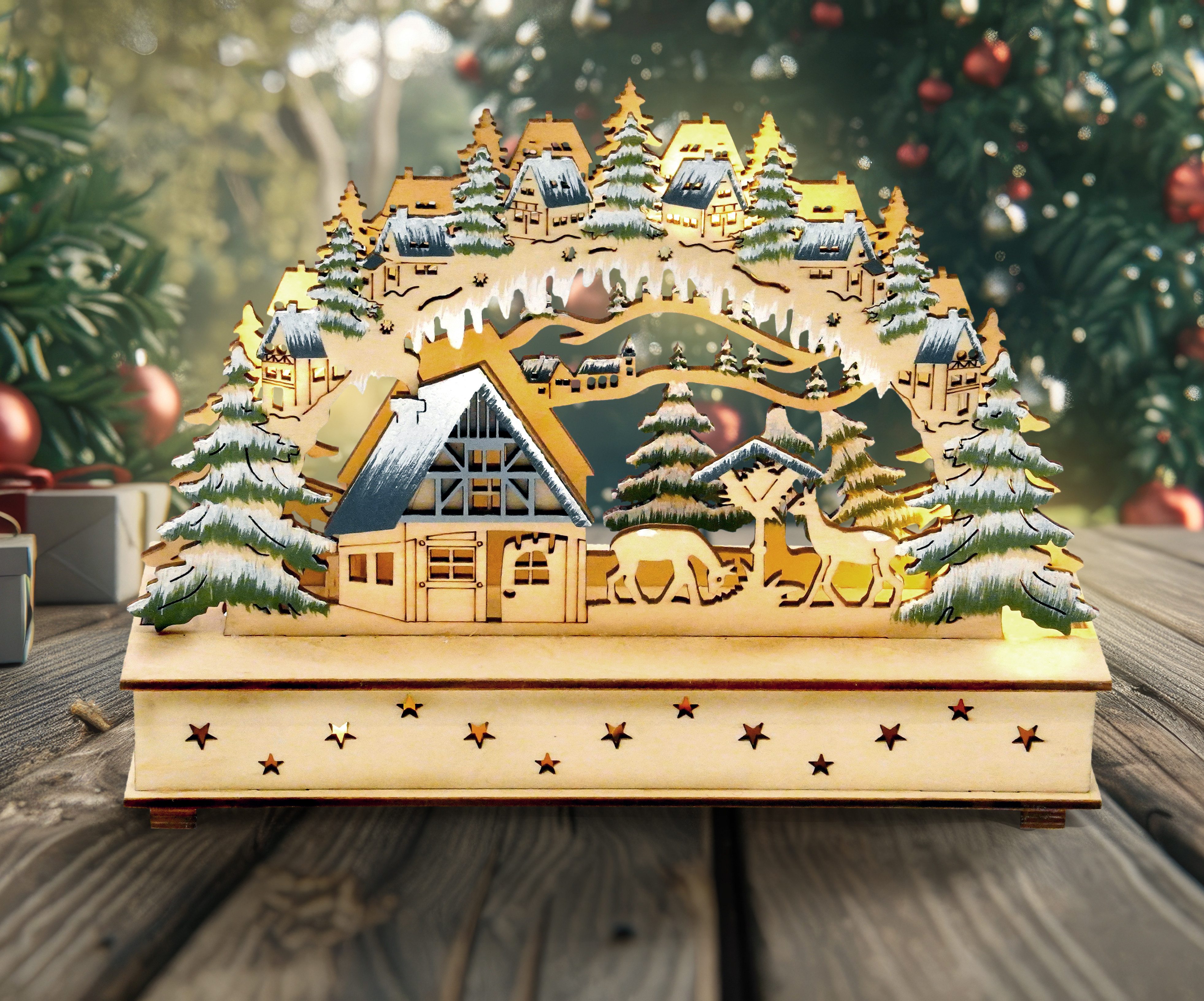 HTI-Living Schwibbogen Leuchtbogen LED (1-tlg), Schwibbogen