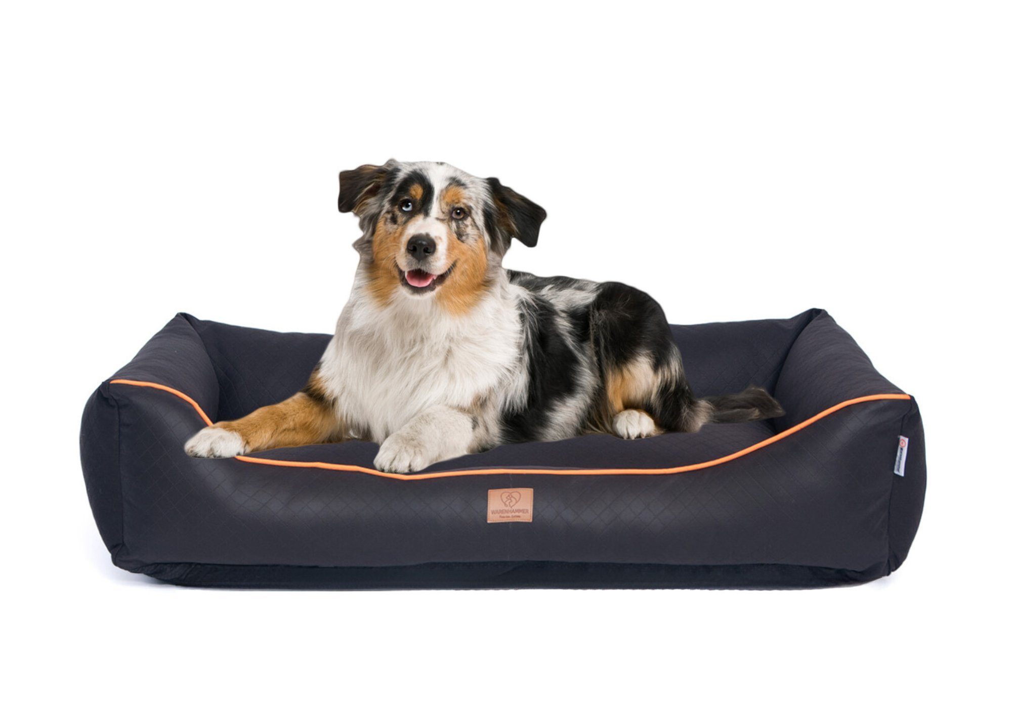 Warenhammer Hundematte Premium Hundebett, Hundekissen, Hundesofa, Air Lether Stoff, Air Leather Stoff, Hundebett waschbar - abnehmbar