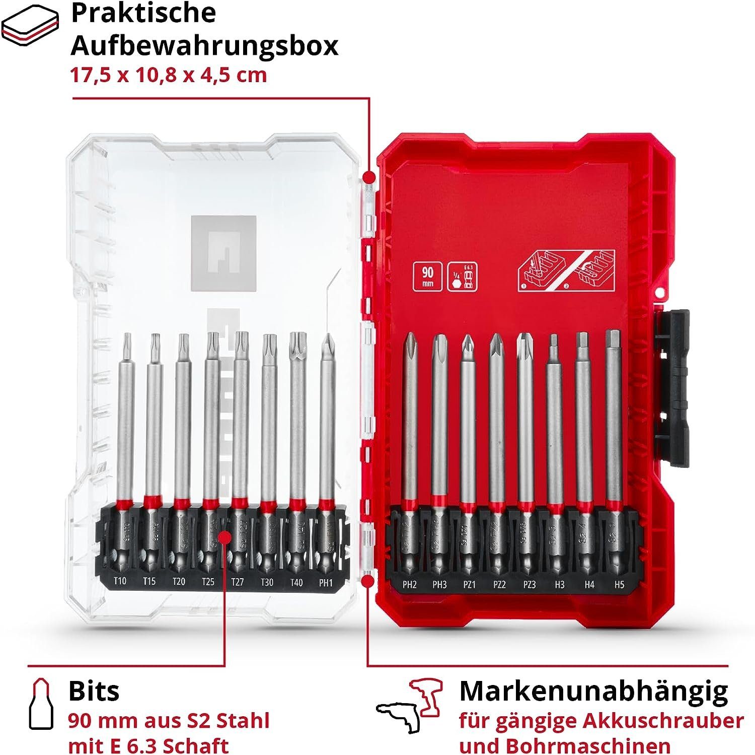 Einhell Bit-Set Einhell M-CASE 16-tlg. Bit-Set (für Akkuschrauber und Bohrmaschinen mi, 16-St., Original Einhell M-CASE 16-tlg. Bit-Set (für Akkuschrauber und Bohrmas
