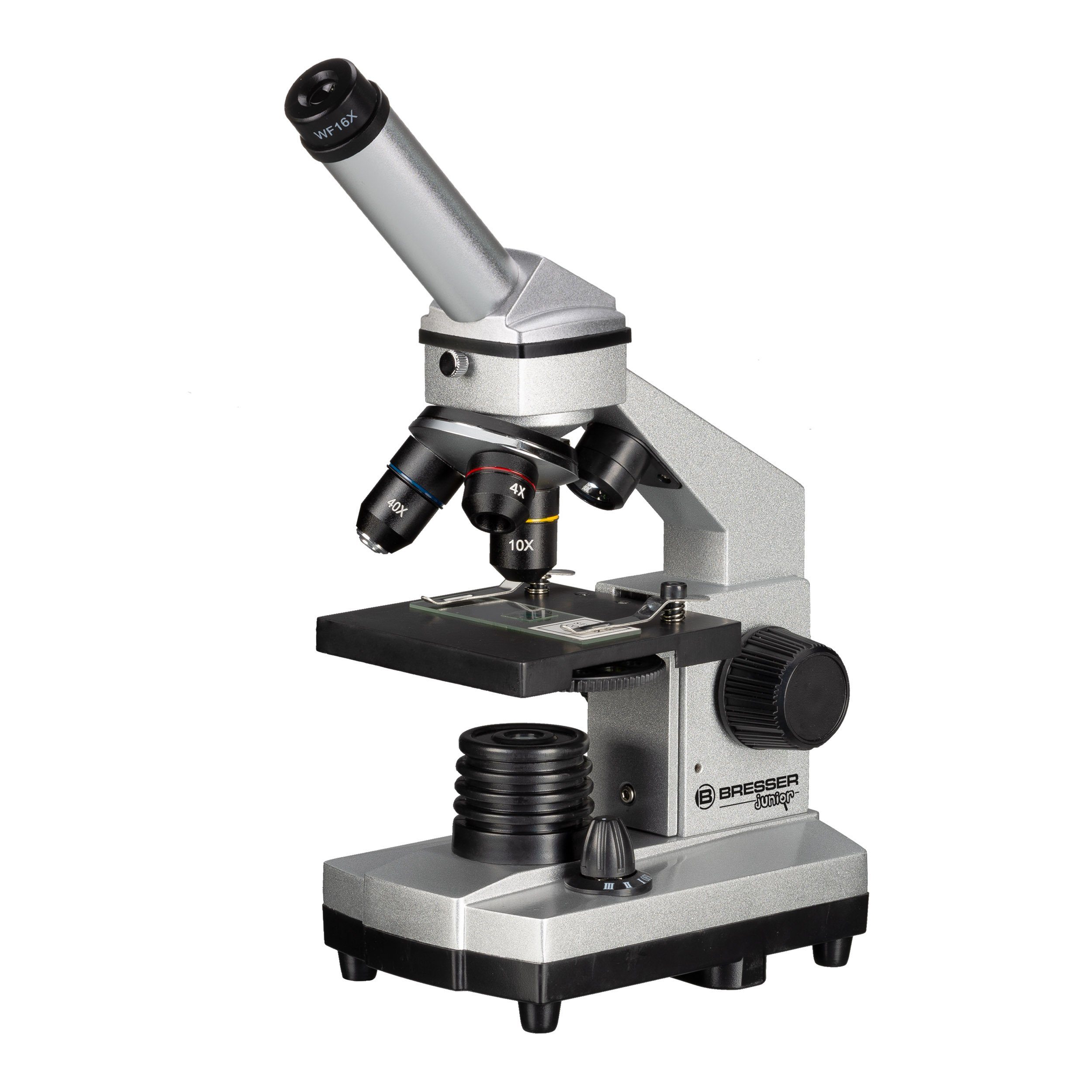 BRESSER JUNIOR Biolux CA 40x-1024x Mikroskop inkl. Smartphone Halteru… Kindermikroskop