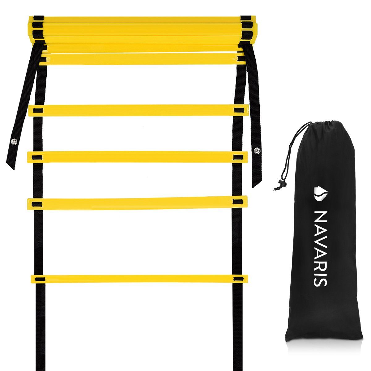Koordinationsleiter 6m Agility Workout Speed Navaris mit - Leiter Ladder Tasche -