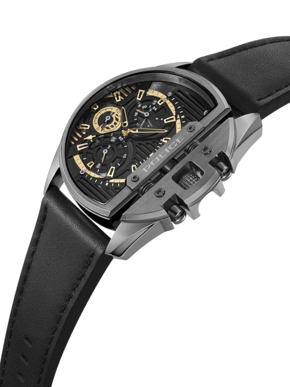 Police Quarzuhr Police PEWJF2203601M Herrenuhr Daintree Chronograph 48mm 5ATM Police PEWJF2203601M Herrenuhr Daintree Chronograph 48mm 5ATM