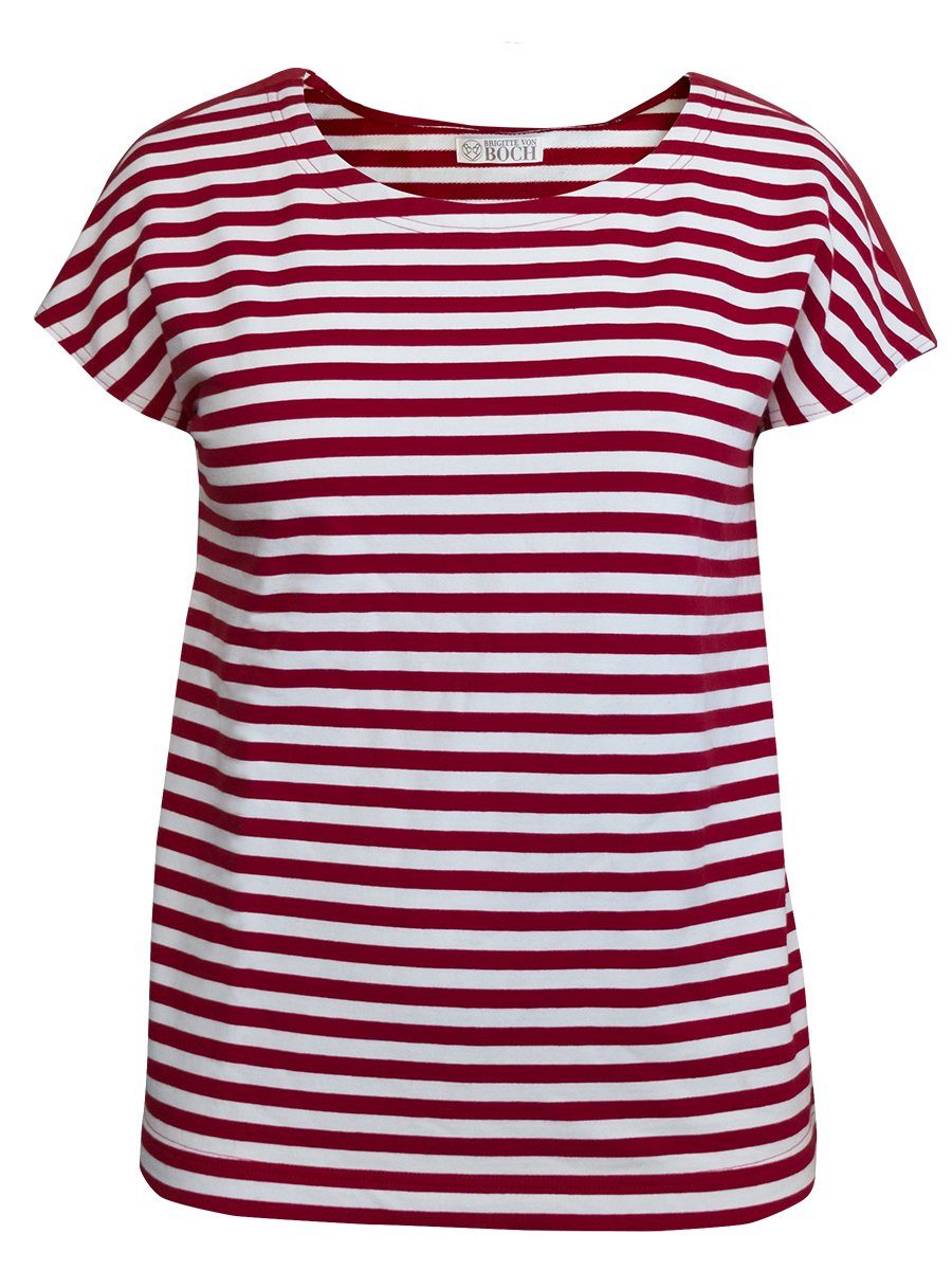 Brigitte von Boch T-Shirt Portola T-Shirt koralle-weiss