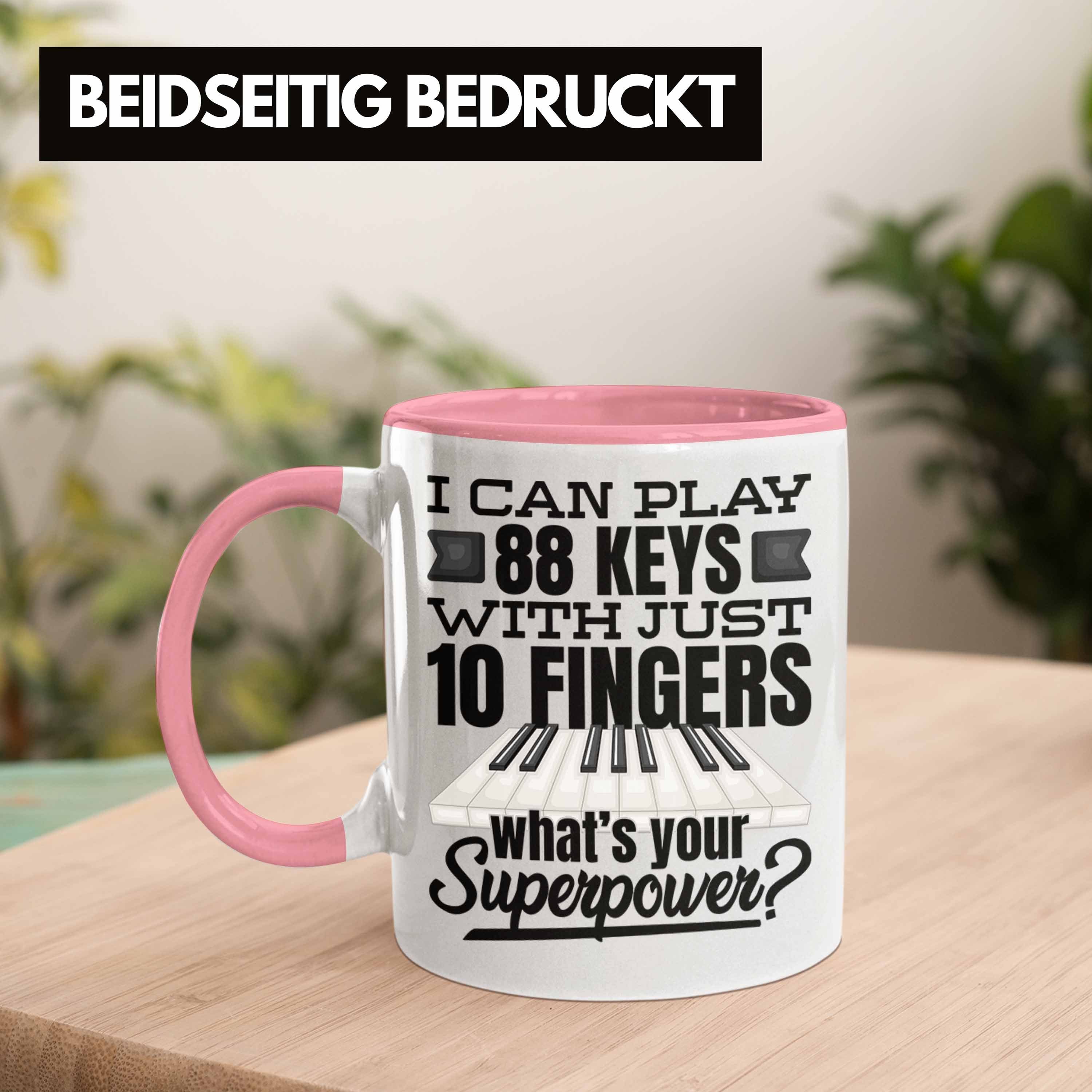 Trendation Tasse Piano Klavier Tasse Geschenk Klavierspieler Geschenkidee Pianist Pian