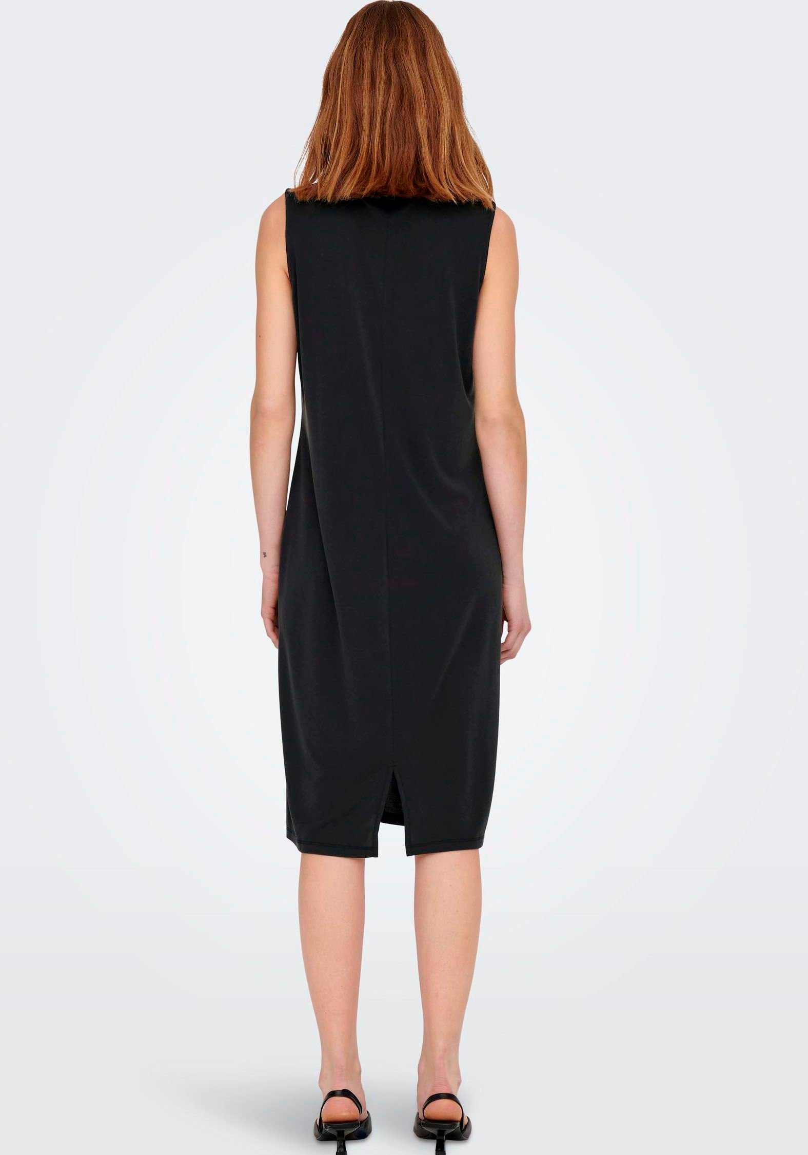 DRESS Jerseykleid Black NOOS ONLFREE MODAL ONLY Midi-Länge S/L JRS in