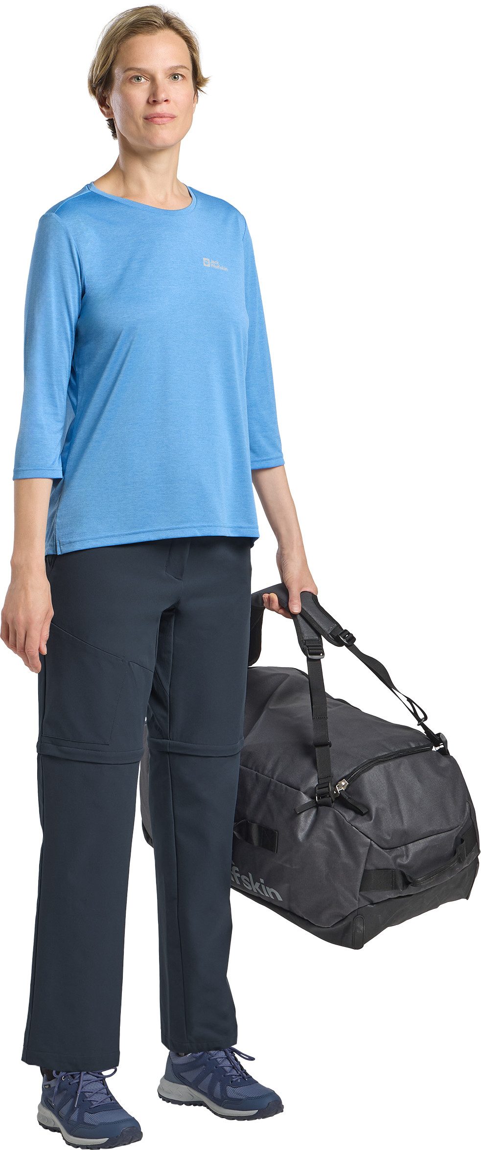 Jack Wolfskin Zip-off-Hose PICO TRAIL ZIP OFF PANTS W Atmungsaktiv & schnell trocknend & zwei Tragevarianten