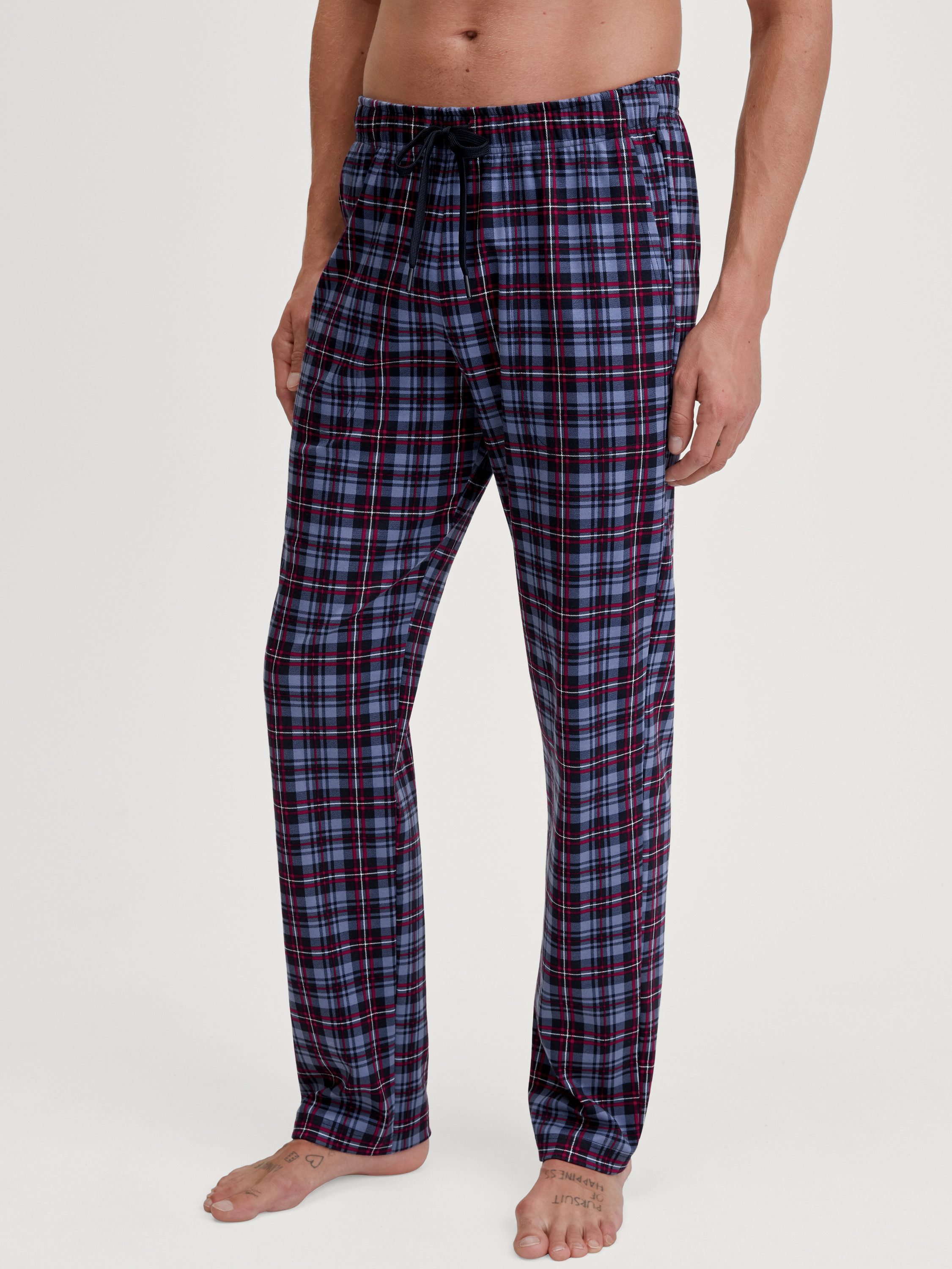 CALIDA Pyjamahose Family & Friends Herren (1-tlg) mit Seitentaschen, wärmende Baumwolle mit weichen Bündchen