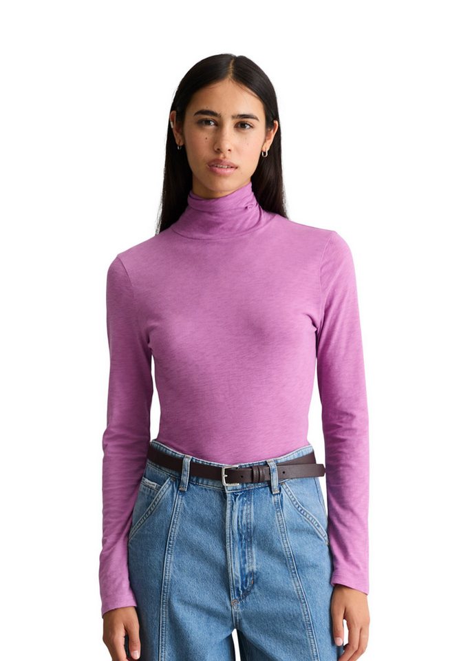 Marc O'Polo DENIM Langarmshirt aus besonders weichem Slub-Jersey