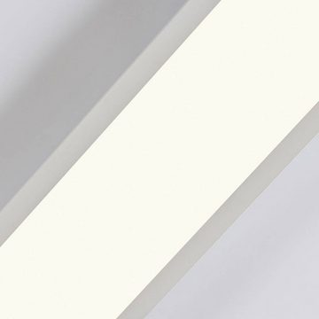 Arcchio LED Panel Enora, LED-Leuchtmittel fest verbaut, warmweiß, Modern, Aluminium, PMMA, weiß, inkl. Leuchtmittel, Bürolampe