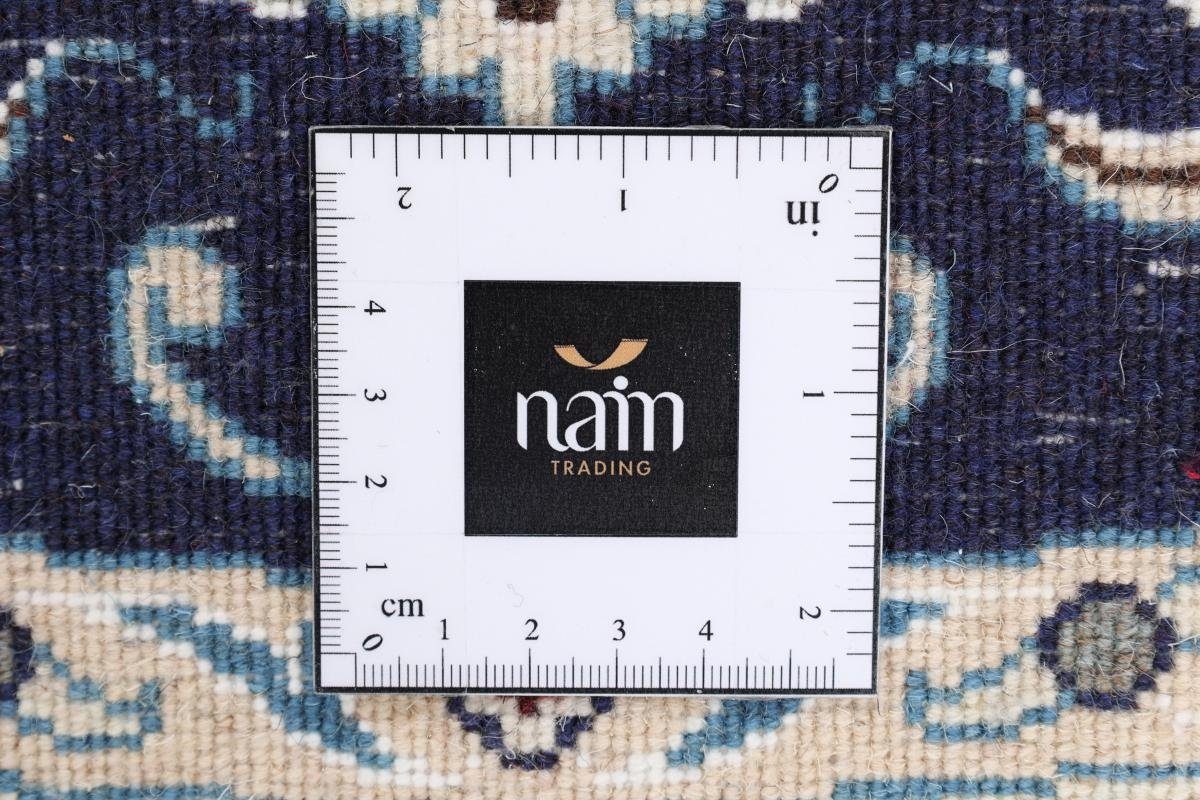 / Nain Trading, rund, Höhe: Rund, Nain 12 mm Perserteppich Orientteppich 150x150 Handgeknüpfter Orientteppich