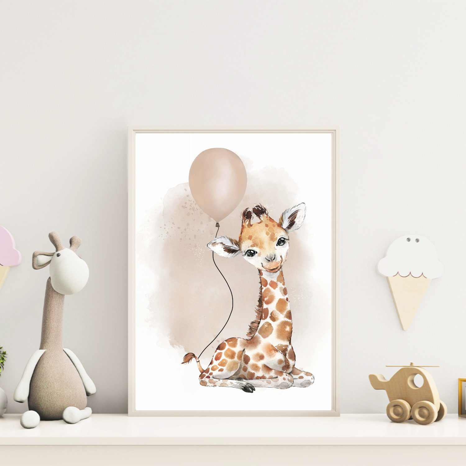 MeinBaby123® Poster Bilder Kinderzimmer, Poster Kinderzimmer Deko, Babyzimmer Deko, Spruch Wandbilder, Boho, Tiere – Bild 5 von 5