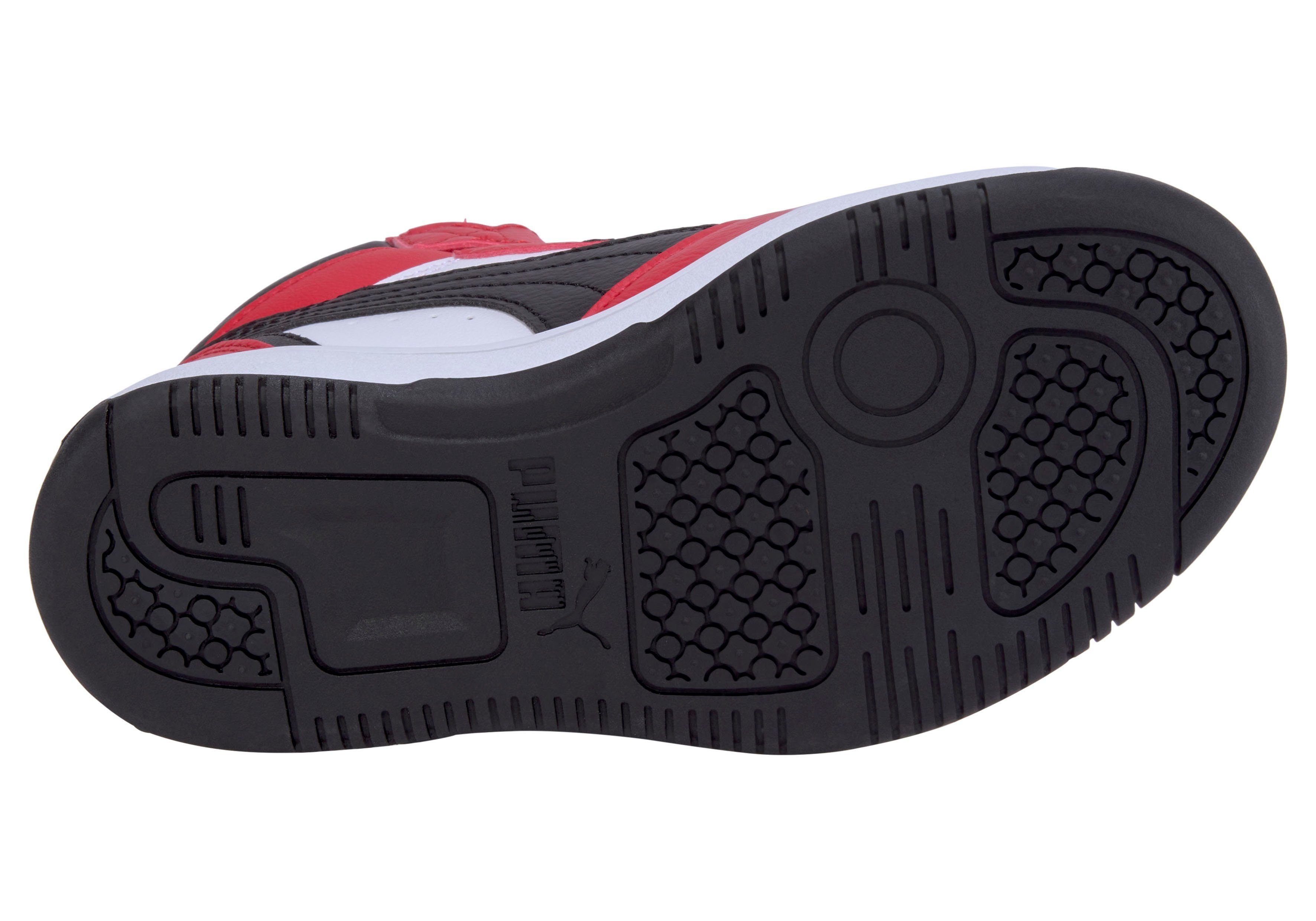 PUMA REBOUND V6 MID AC+ PS Sneaker mit leicht profilierter Gummilaufsohle, mit Klettverschluss