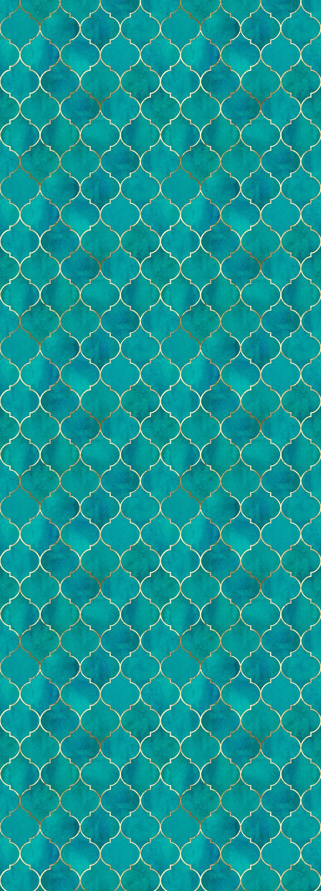 queence Vinyltapete Aurora, glatt, Farbverlauf, abstrakt, bedruckt, gemustert, 90x250cm, selbstklebend, kinderleichte Anbringung, Sticker