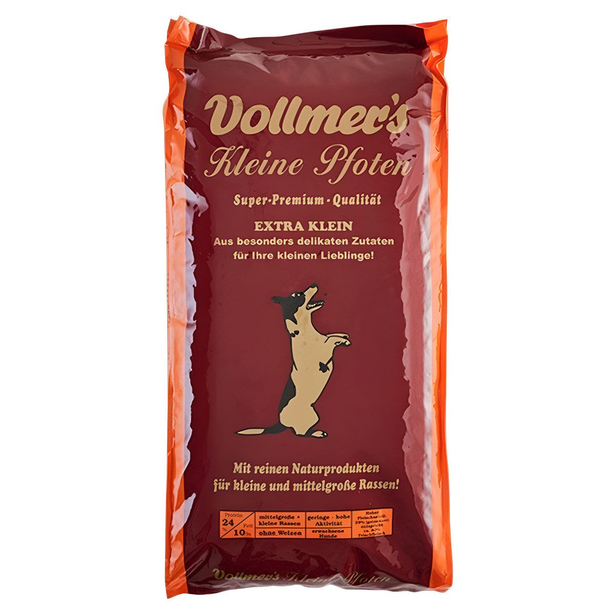 Vollmer's Kleine Pfoten 15 kg, Trockenfutter für: Hund