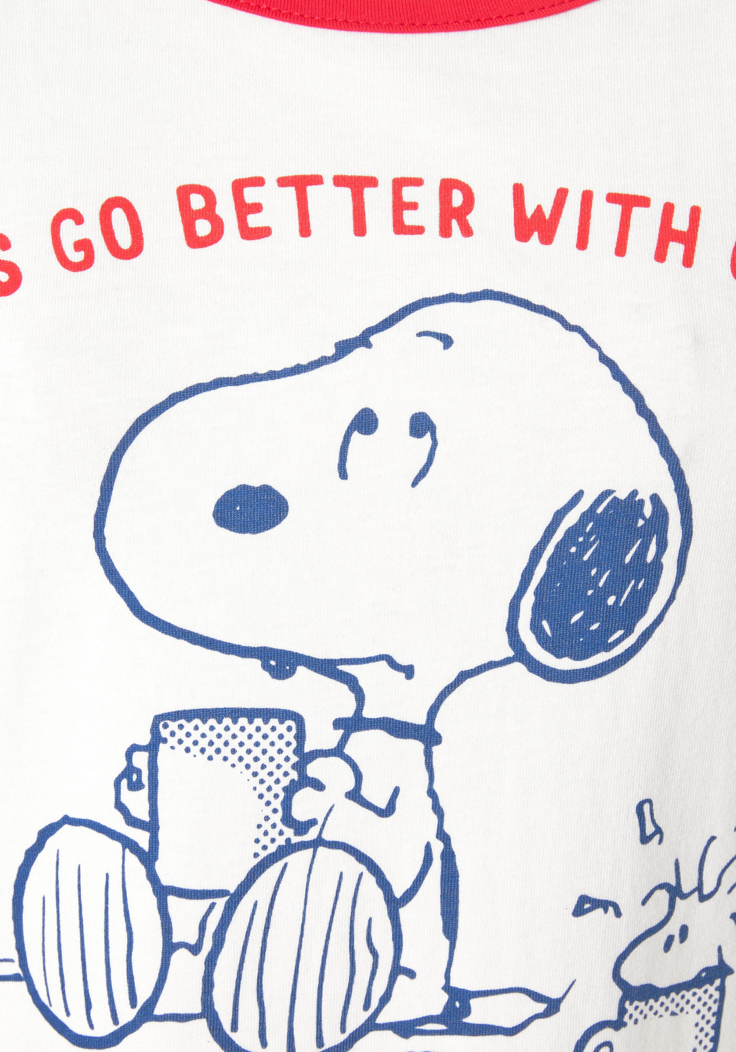 PEANUTS Nachthemd mit Snoopy Druckmotiv