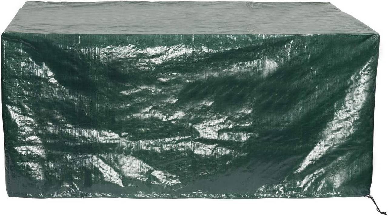 Woltu Gartenmöbel-Schutzhülle (1-St), Gewebeplane PE 180x120x70cm Grün