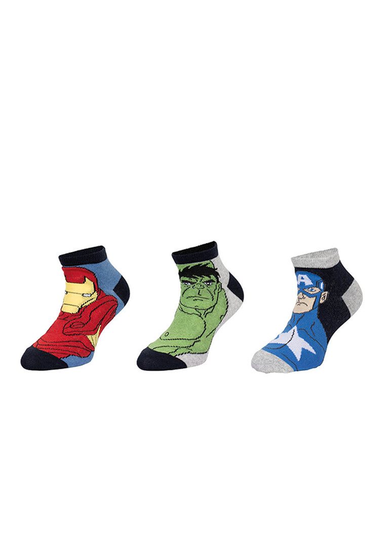 The AVENGERS Socken Marvel Jungen Sneaker Socken 6er Pack mit Superhelden-Motiv (6-Paar)