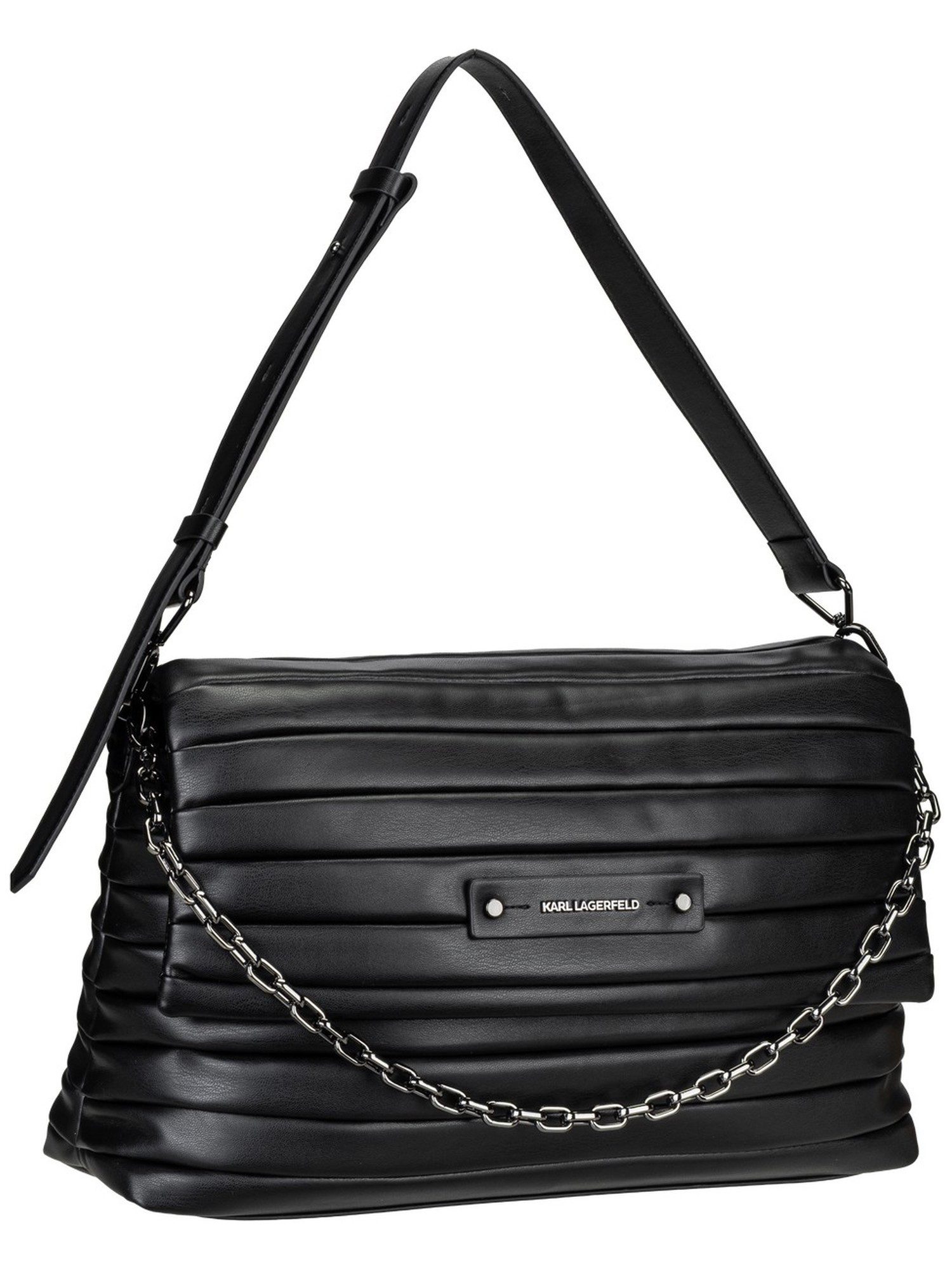KARL LAGERFELD Handtasche K/Essential Plie Medium Flap Shb, Abendtaschen