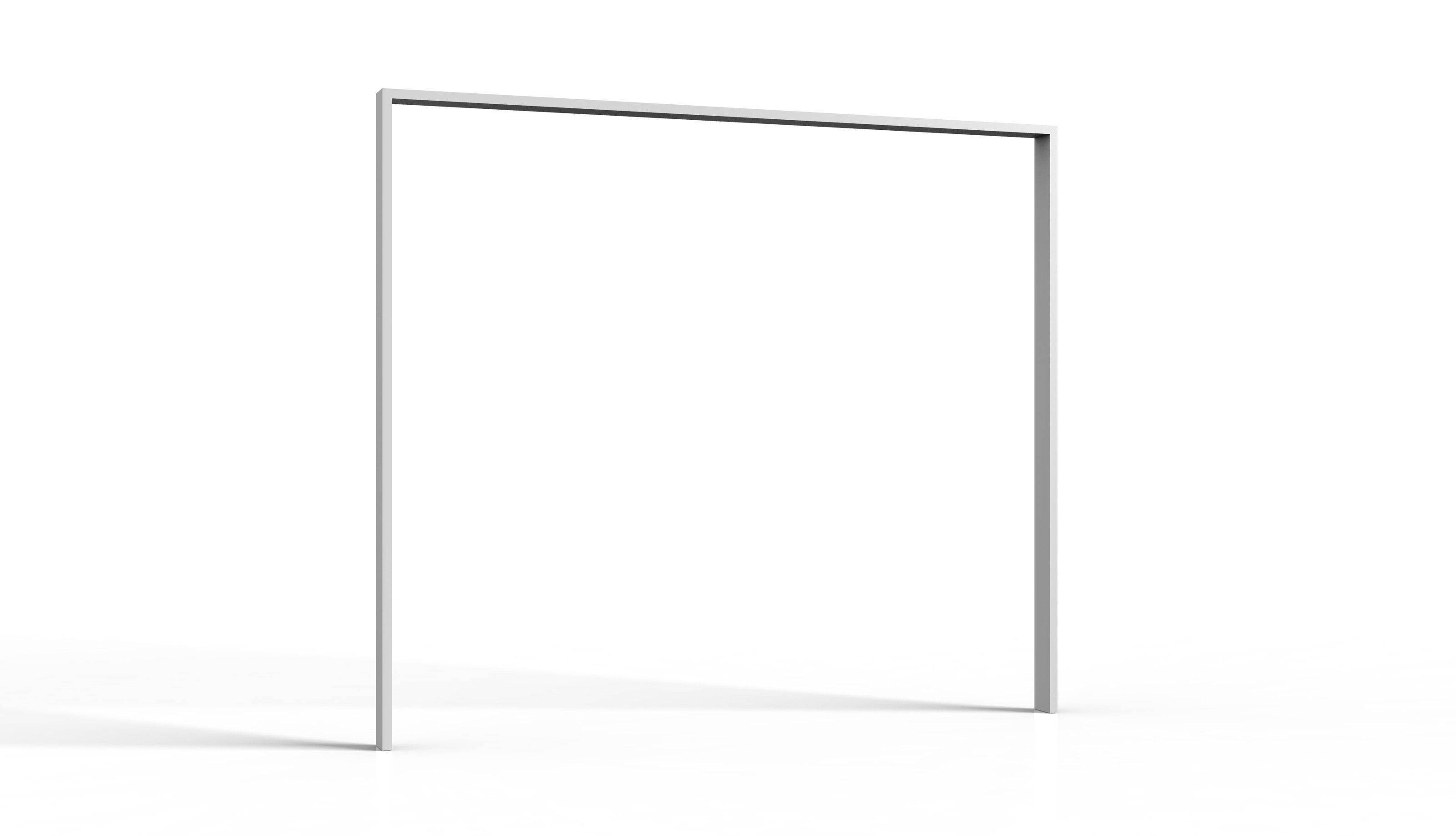 freiraum + LICHTGRAU Ernie cm) in Passepartout WEISS NB BETON 273x213x12 (BxHxT: