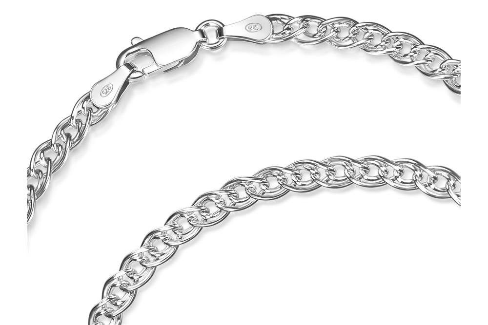 Silberkettenstore Silberkette Doppelpanzerkette 3,5mm - 925 Silber, Länge w günstig online kaufen