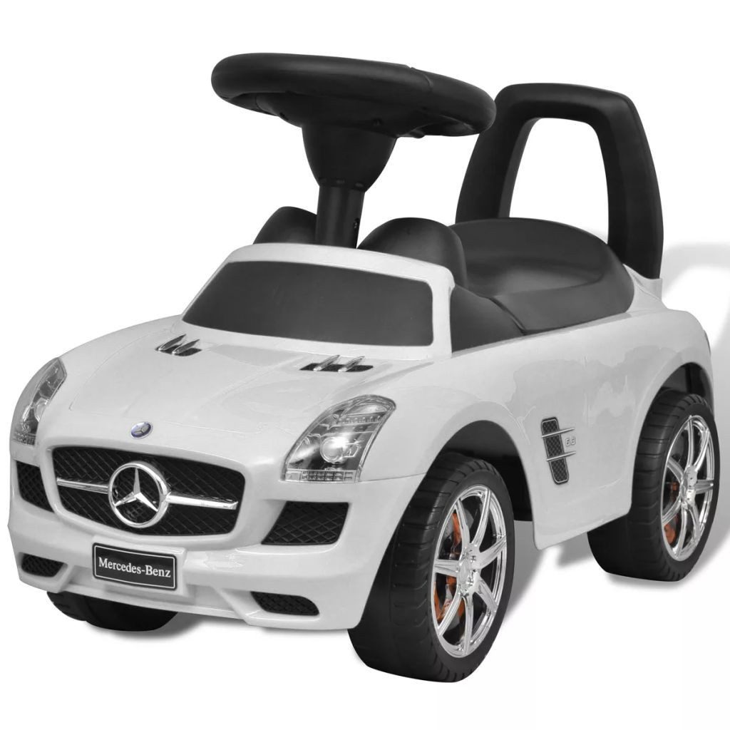 Rutscherauto Rutscher Rutschfahrzeug Läufer Mercedes Benz Kinderauto Fußantrieb Wei