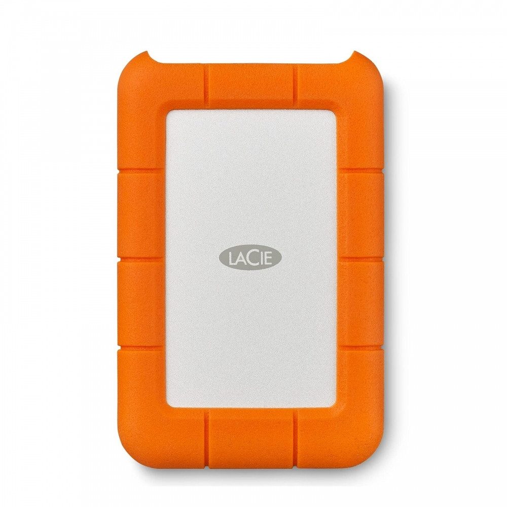 LaCie LaCie Rugged USB-C 2TB externe Festplatte externe HDD-Festplatte (2TB) Rugged Mini", Stoß-, Vibrations- und Spritzwasserfest
