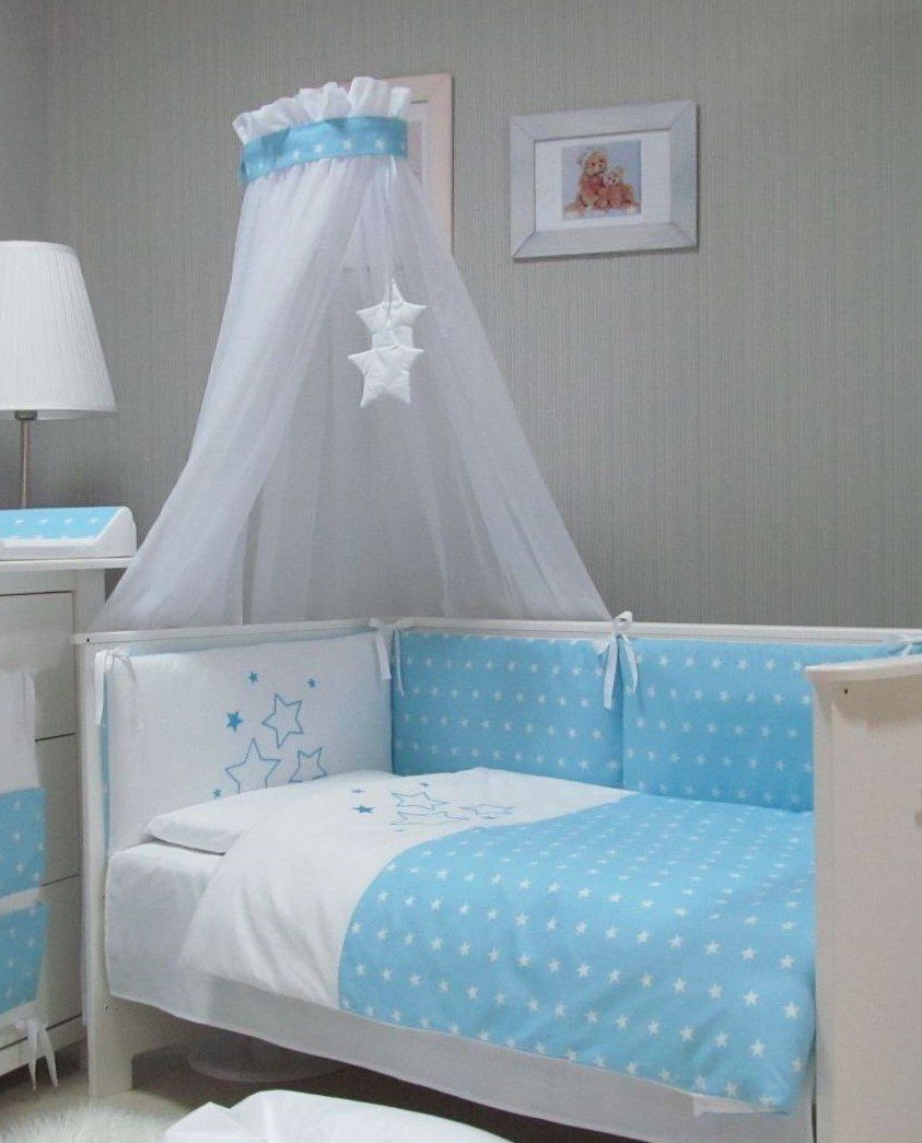 Bett-Set, »Baby Bett Set "Stars" 4tlg, für Babybett 60x120 und 70x140