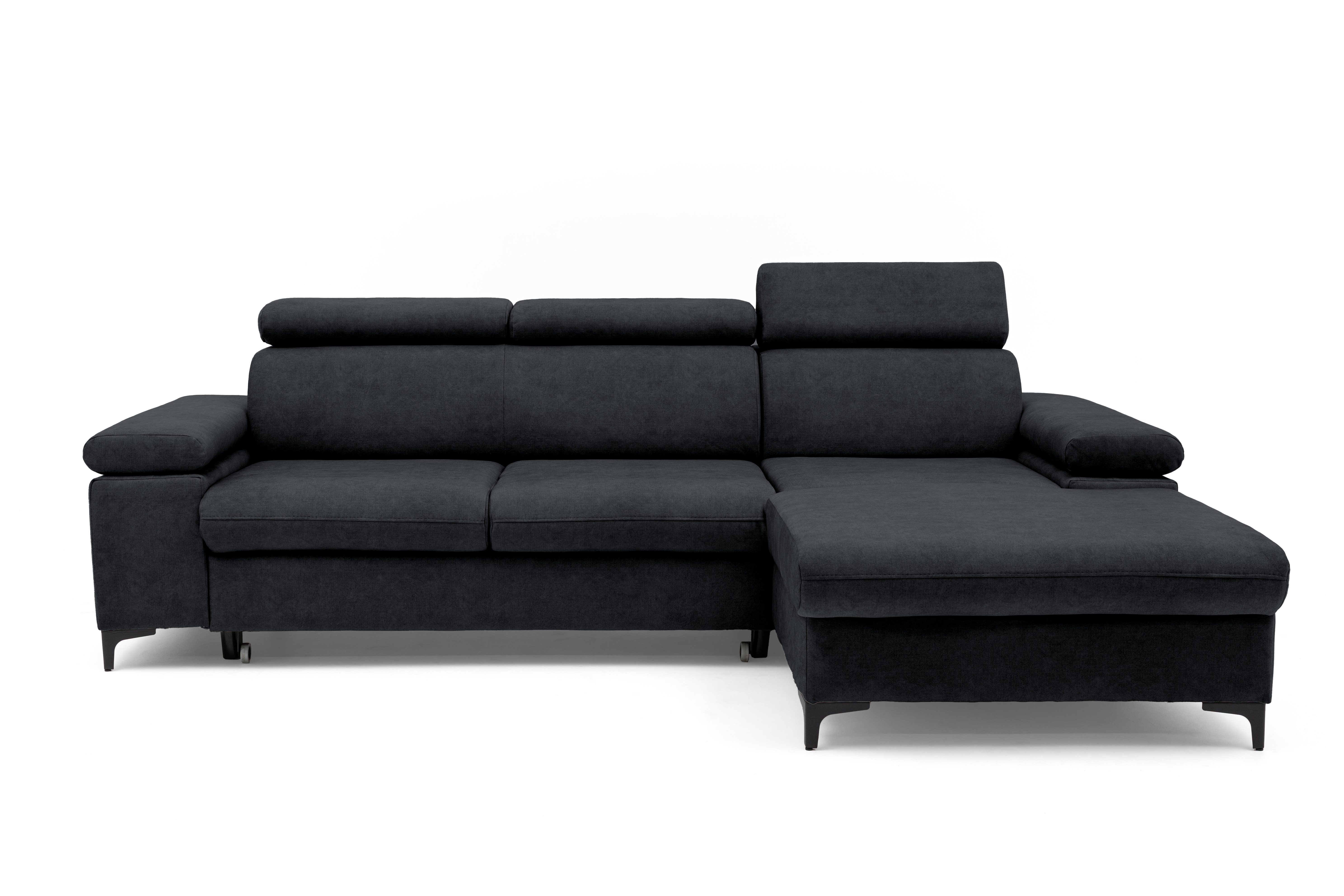 Muffo Ecksofa Ecke mit verstellbaren Kopfteilen MAVIC, Verstellbare Kopfstü günstig online kaufen
