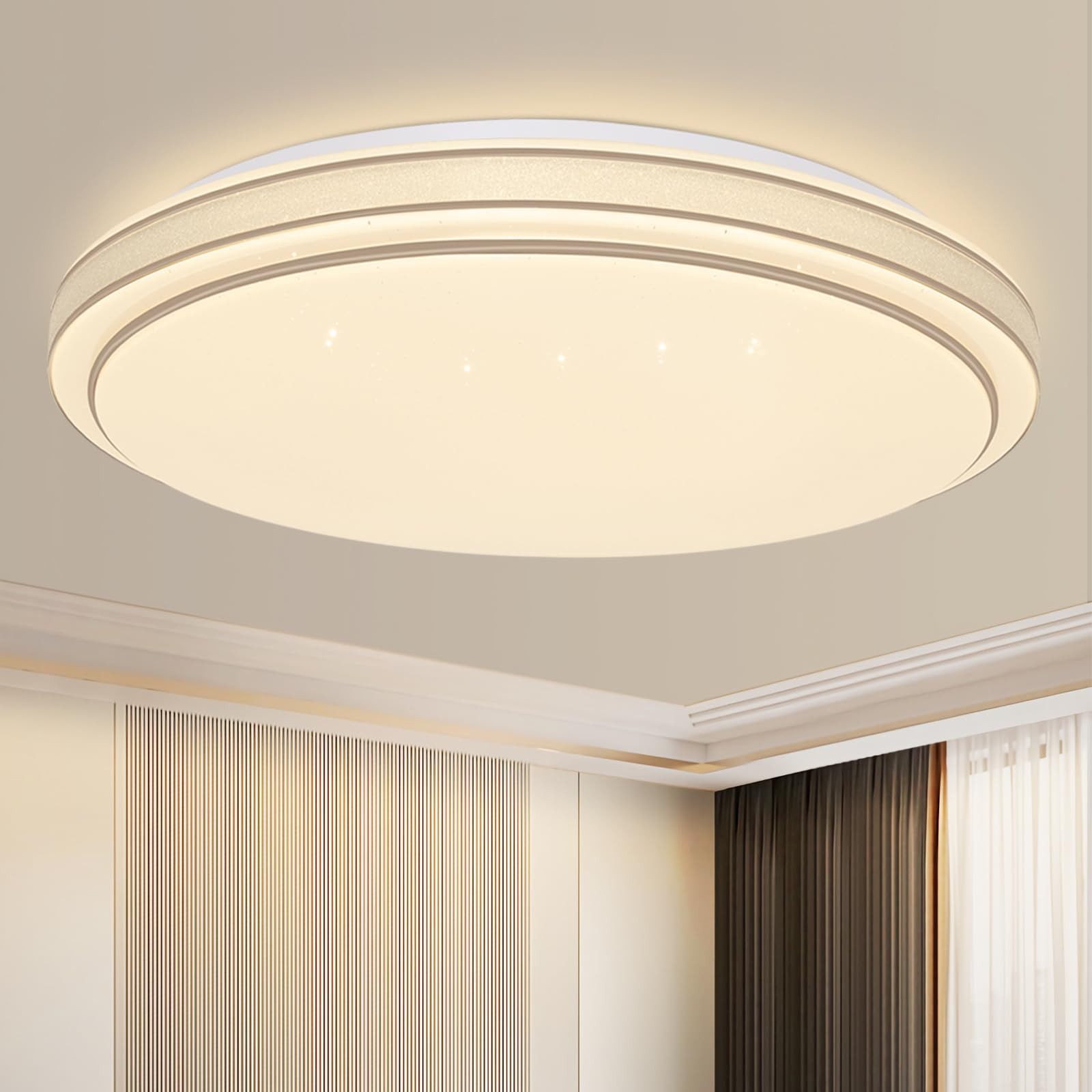 Nettlife LED Deckenleuchte Sternenhimmel 23W 27CM günstig online kaufen